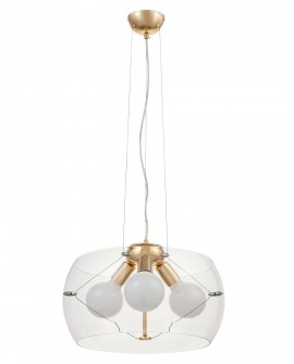 NOWOCZESNA LAMPA WISZĄCA GLOBO GOLD D40