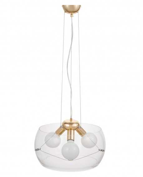 NOWOCZESNA LAMPA WISZĄCA GLOBO GOLD D40