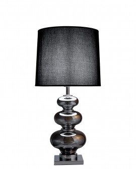 LAMPA NOCNA CZARNO-SREBRNA BRISTON