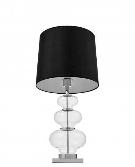 LAMPA NOCNA GLAMOUR CZARNA BRISTON