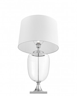 LAMPA NOCNA GLAMOUR BIAŁA OLIMPIA