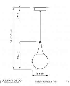 LAMPA WISZĄCA LOFT CZARNA ROCHERRO