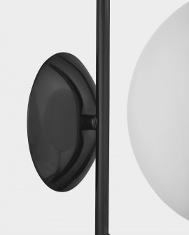 NOWOCZESNA LAMPA ŚCIENNA KINKIET CZARNY SORENTO D20