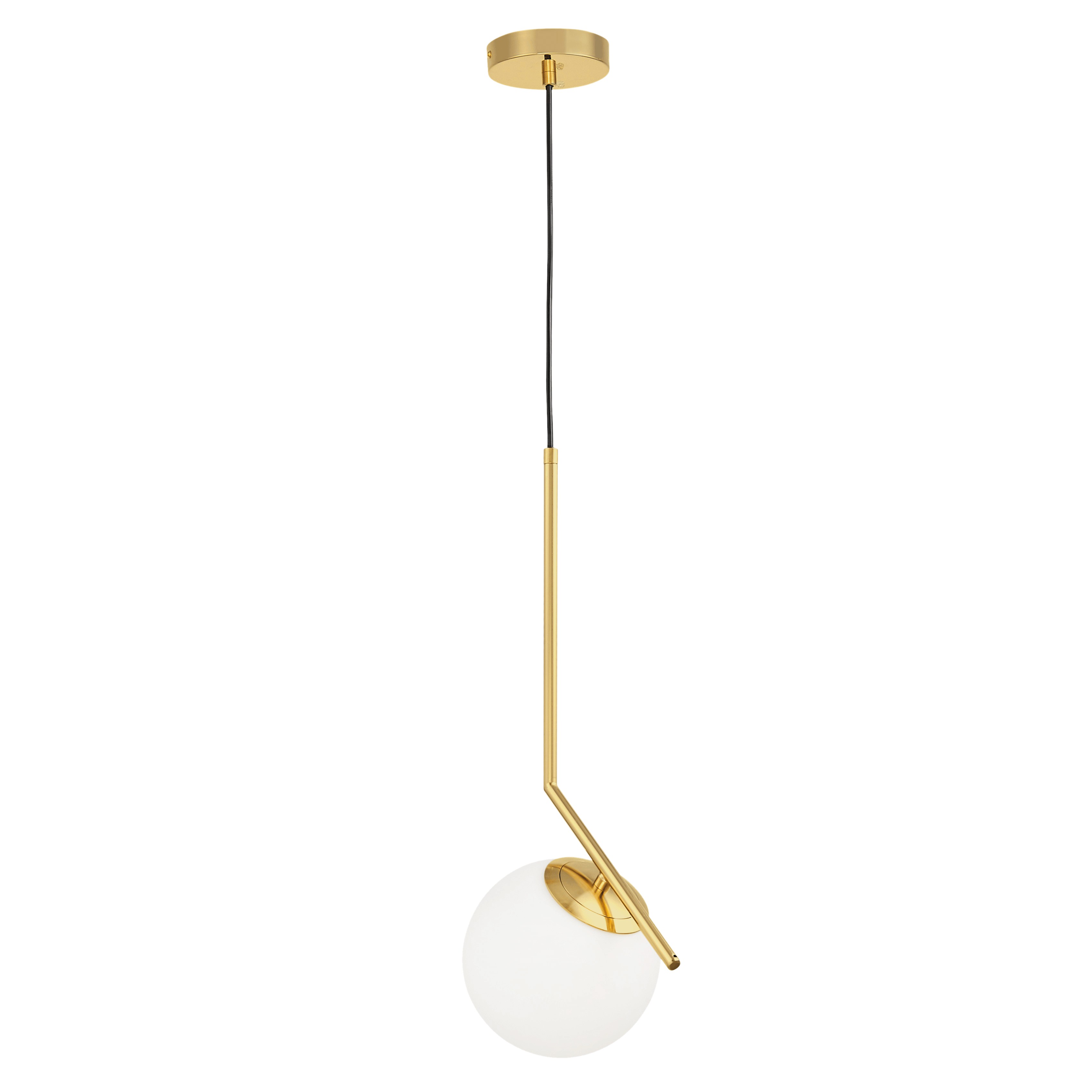 NOWOCZESNA LAMPA WISZĄCA MOSIĘŻNA SORENTO D15 - wymiary
