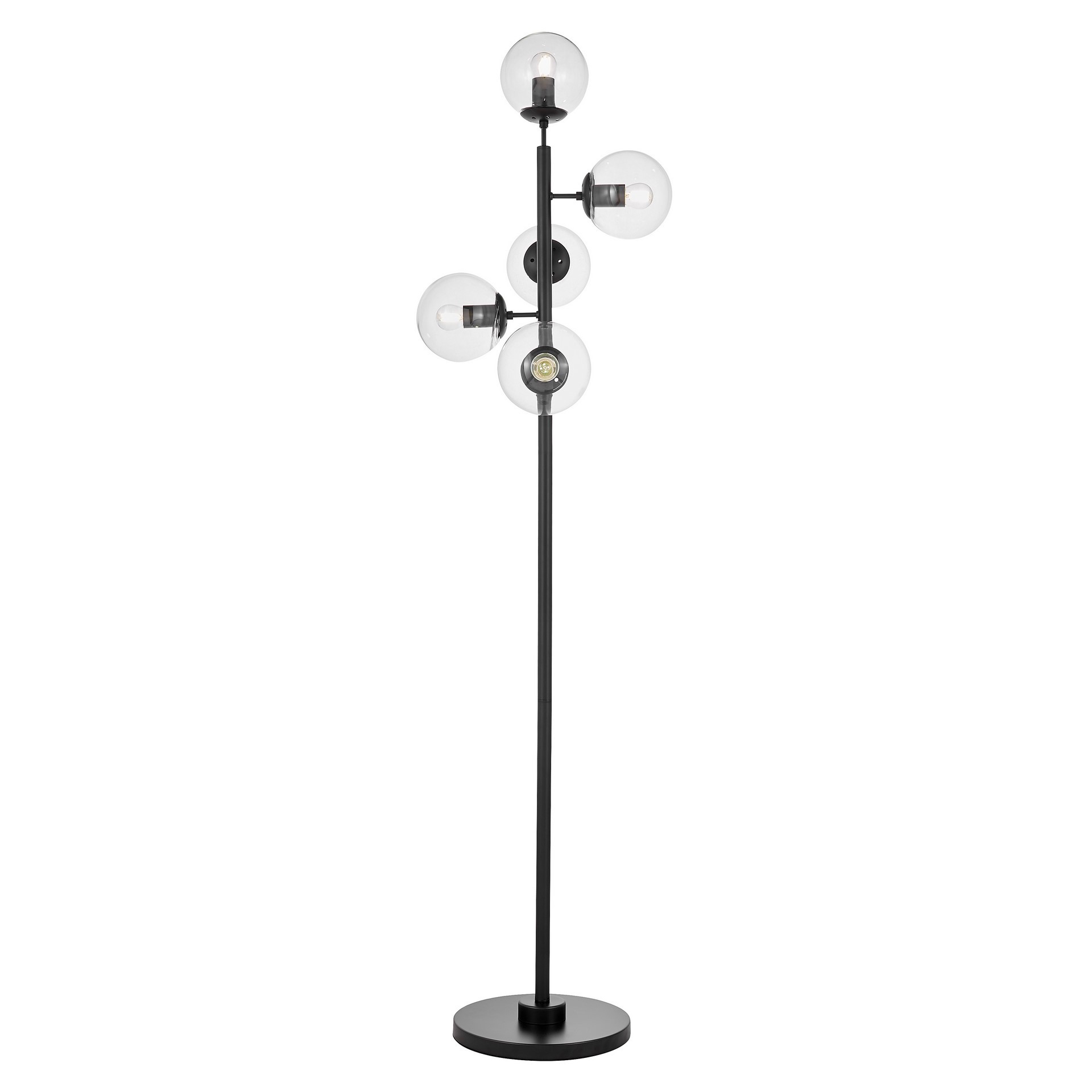 Lampa stojąca podłogowa czarna CEREDO W5