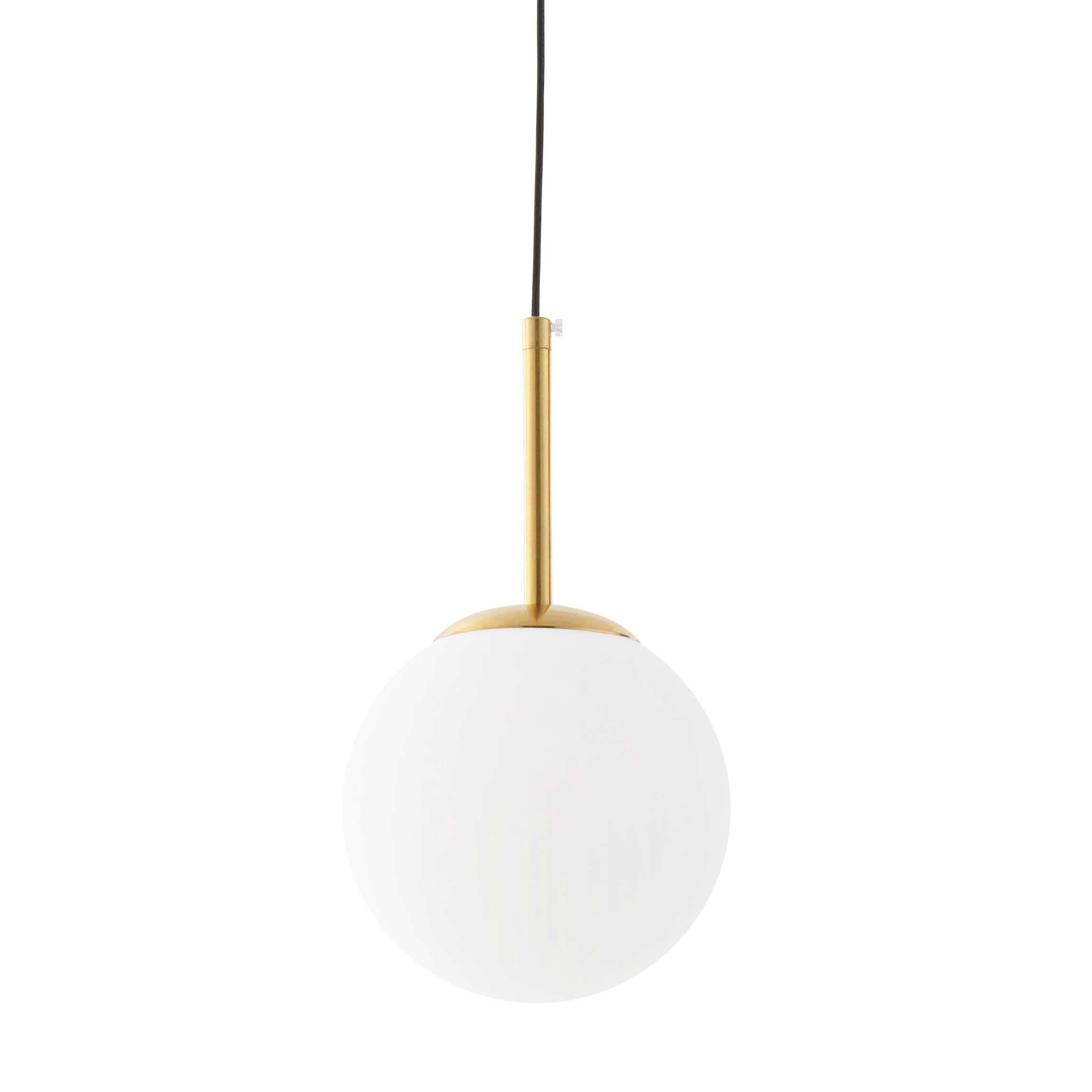 Nowoczesna lampa wisząca mosiężna FREDICA D15 - wymiary