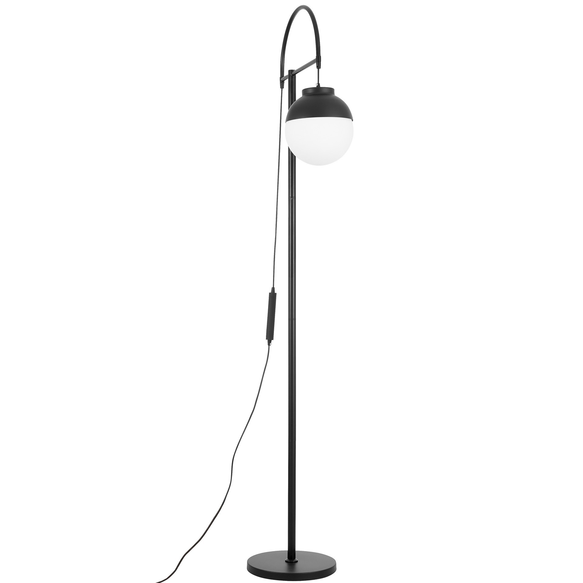 LAMPA STOJĄCA PODŁOGOWA CZARNA BERTINI - wymiary