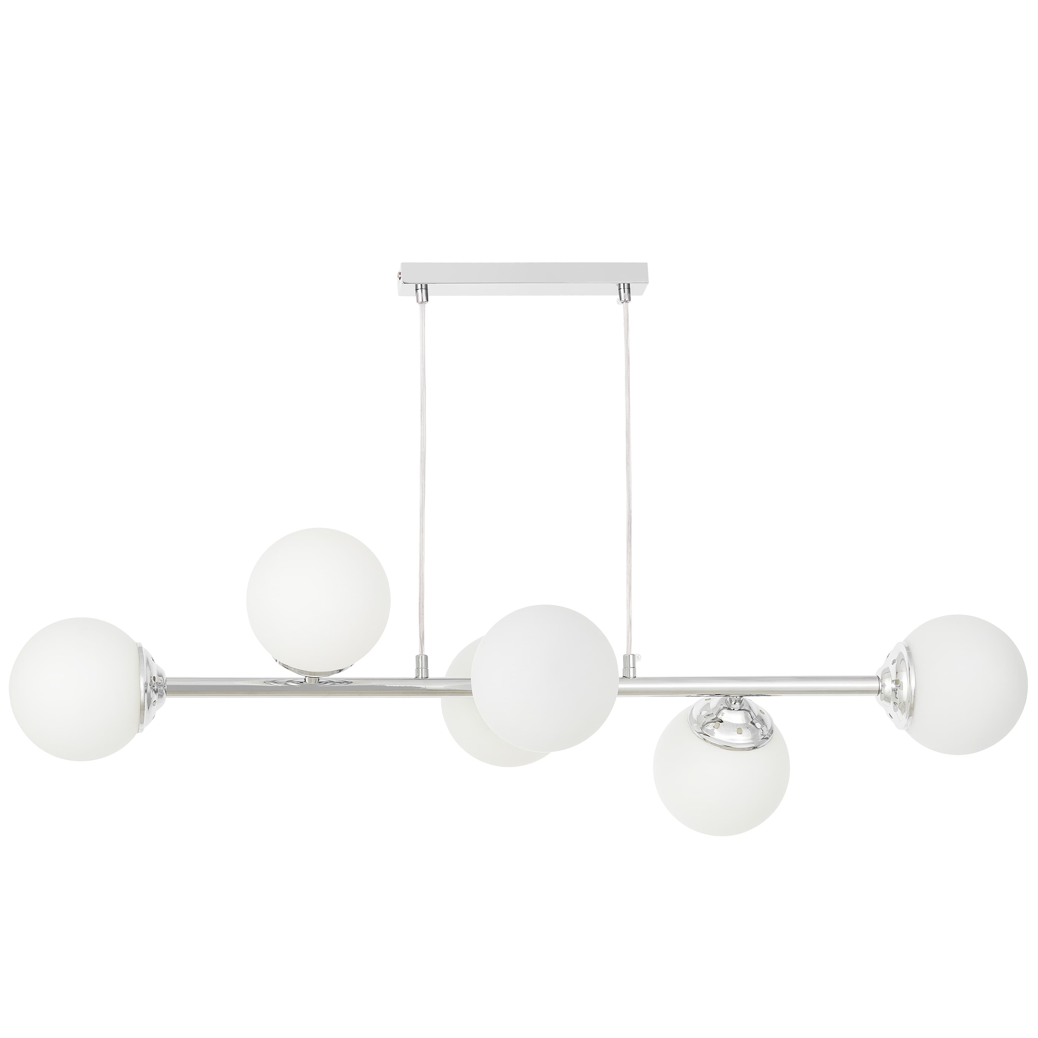 Nowoczesna lampa wisząca chromowana FINO W6