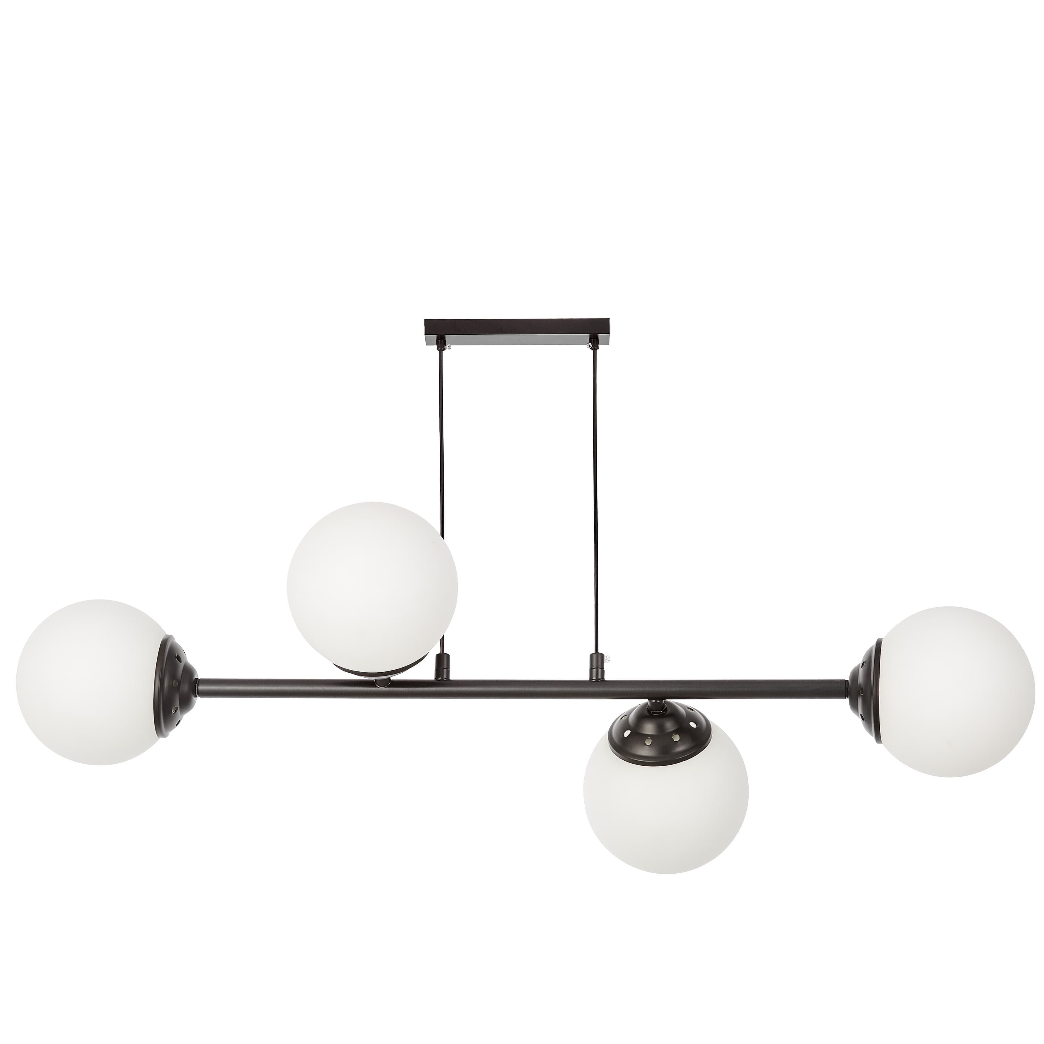 Nowoczesna lampa wisząca czarna FINO W4