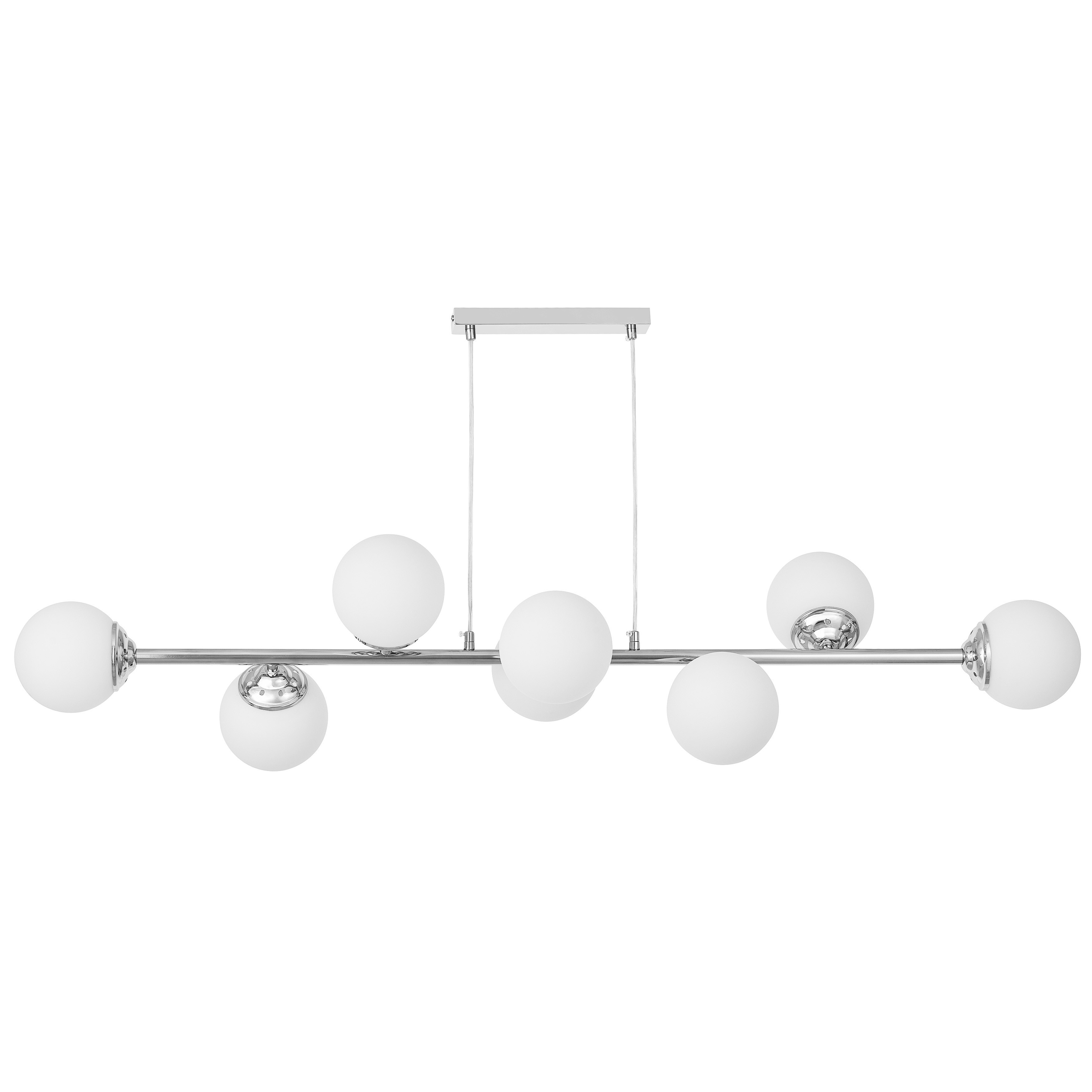 Nowoczesna lampa wisząca chromowana FINO W8