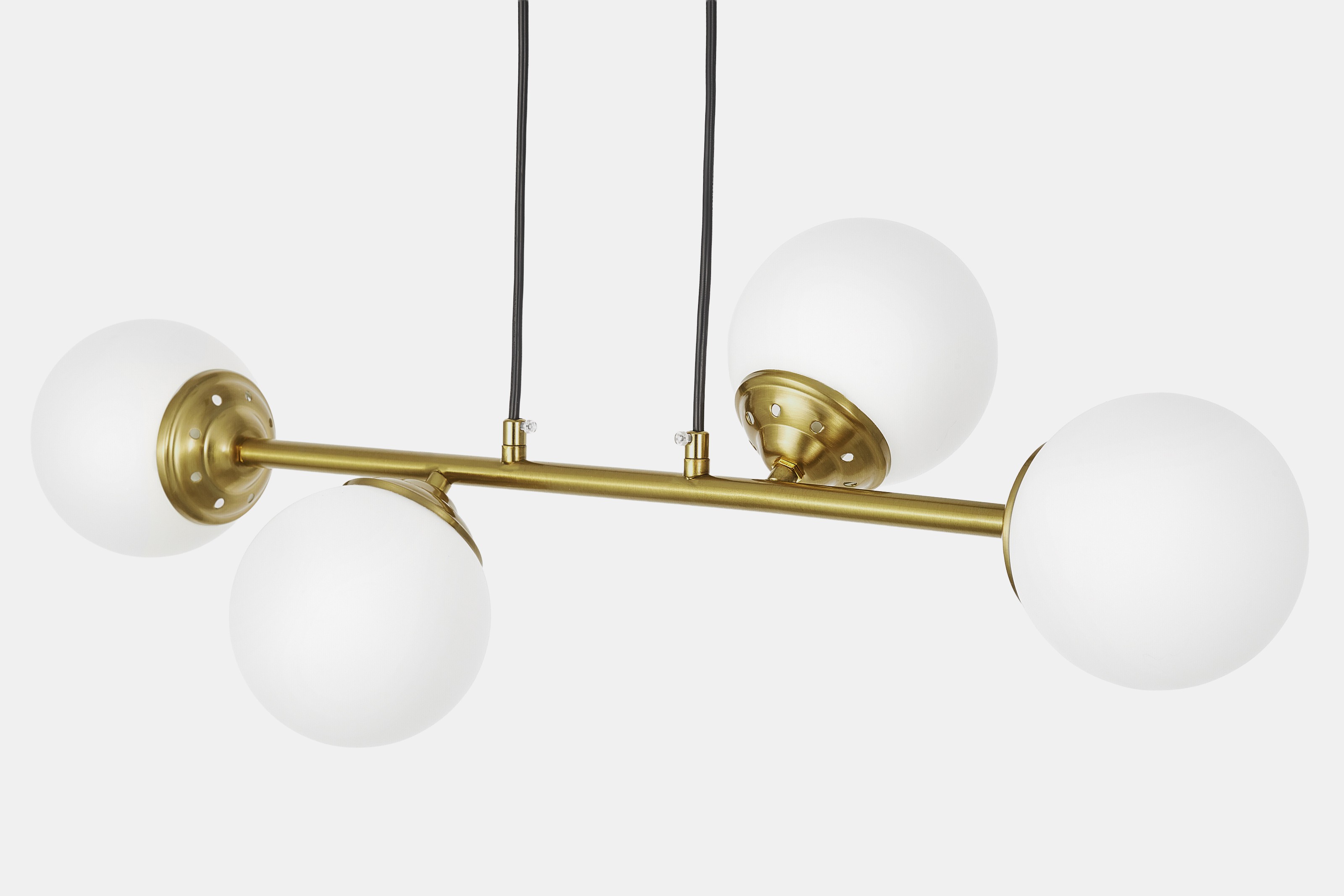 NOWOCZESNA LAMPA WISZĄCA SZCZOTKOWANE ZŁOTO FINO W4 - wymiary