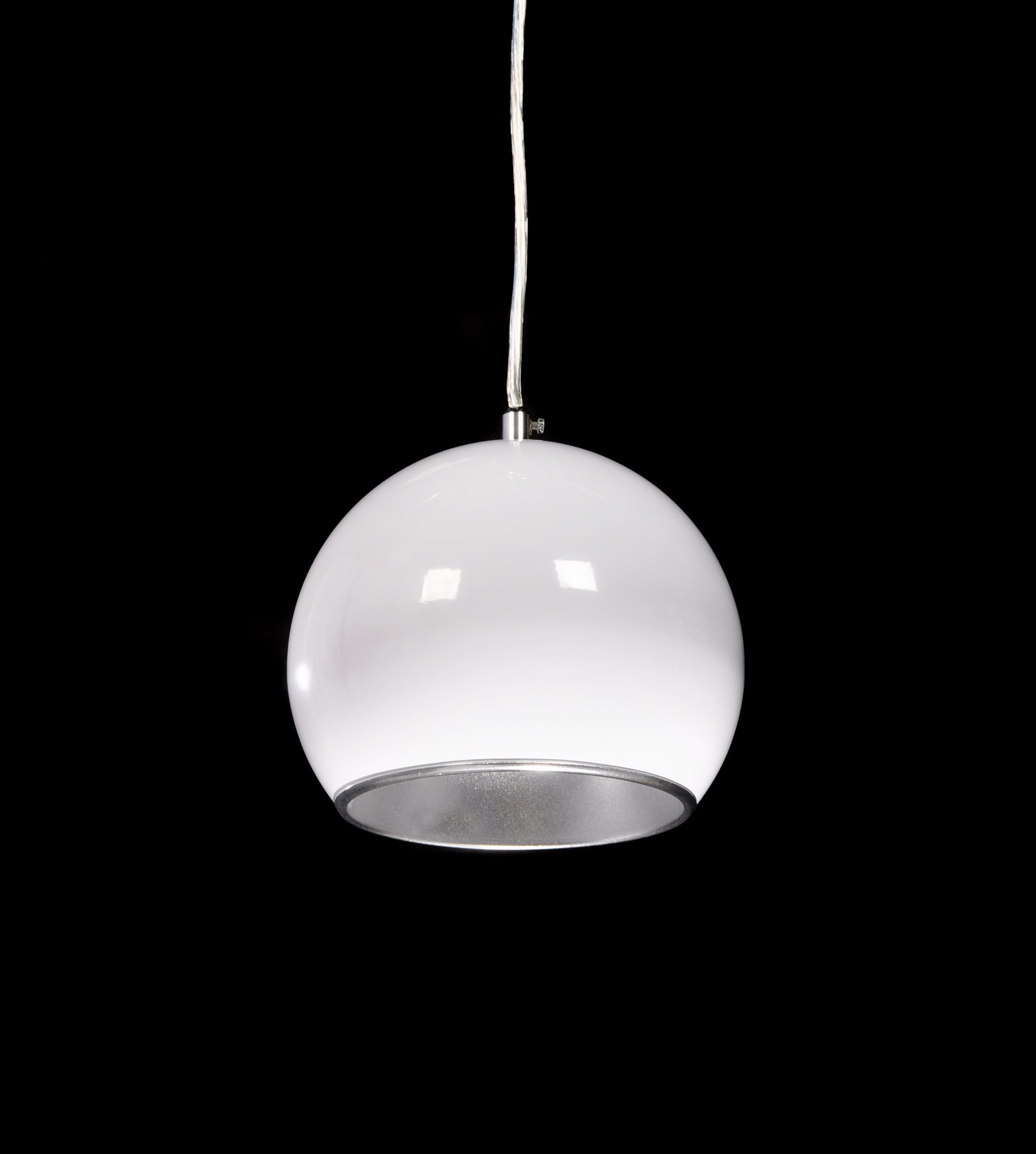 LAMPA WISZĄCA BIAŁA AURORA D20