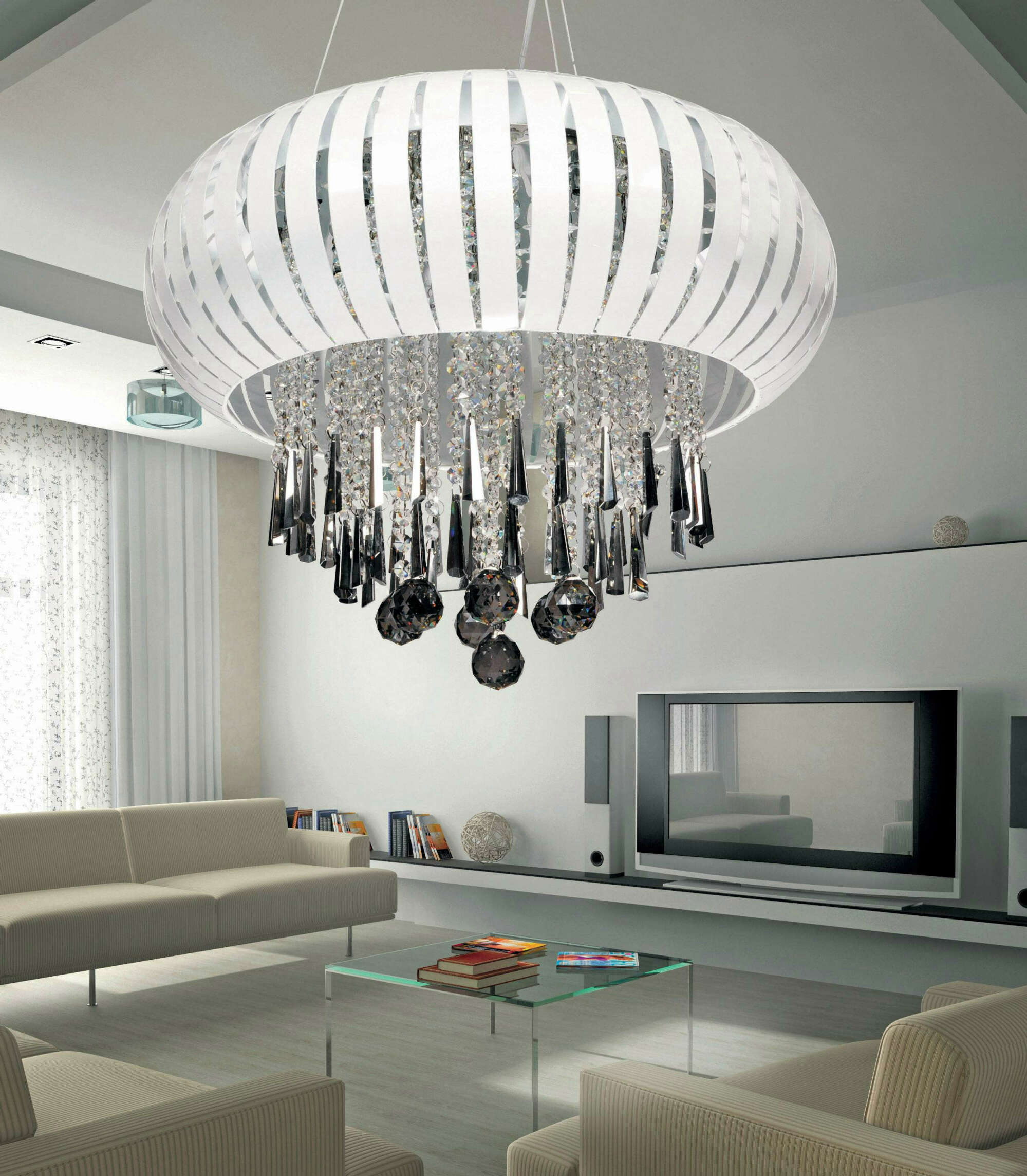 LAMPA WISZĄCA BIAŁA ARMADA