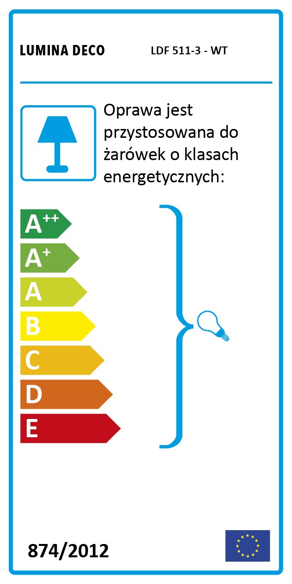 LAMPA STOJĄCA PODŁOGOWA BIAŁA ADARRIO