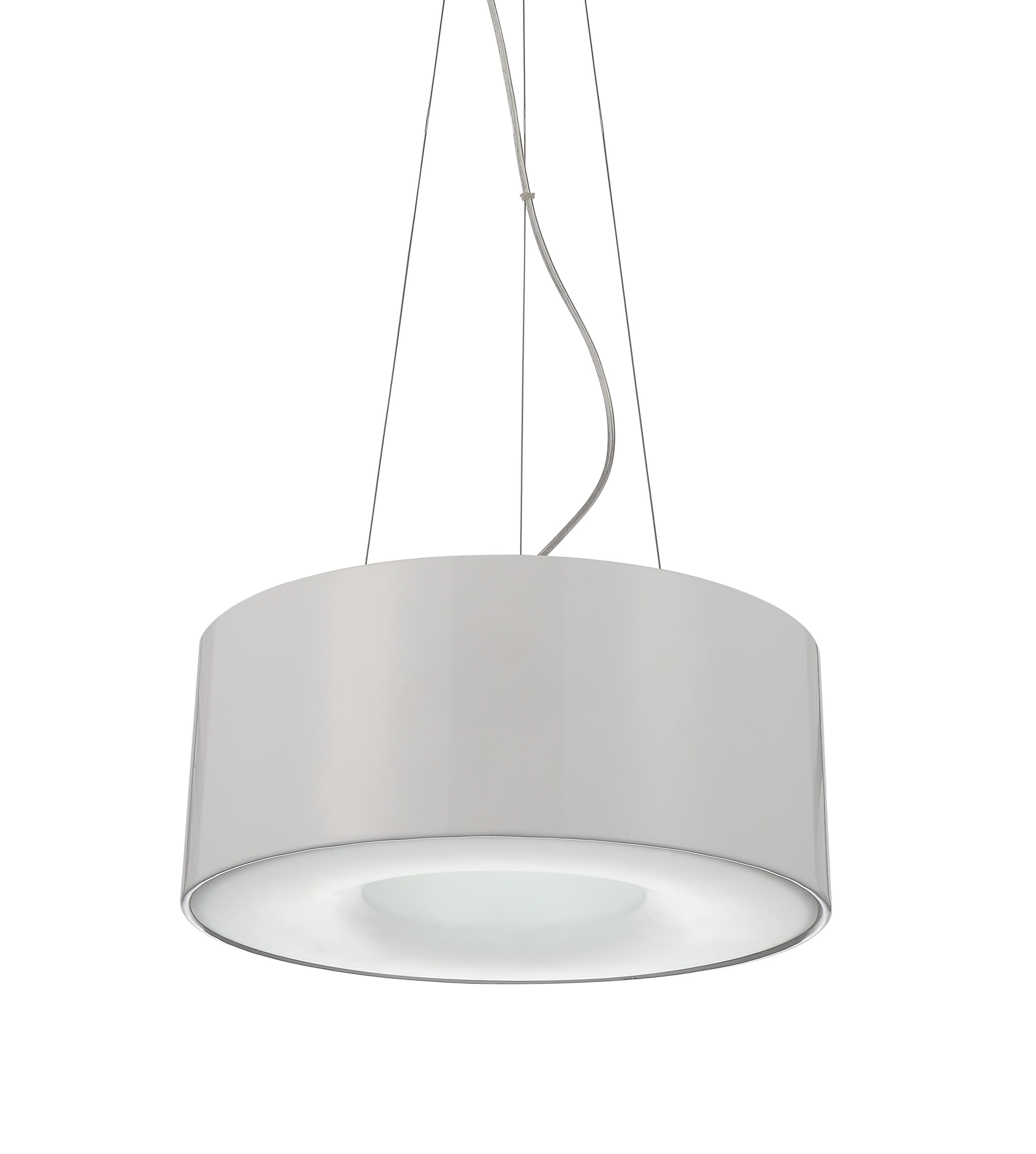 LAMPA WISZĄCA BIAŁA GLOBUS