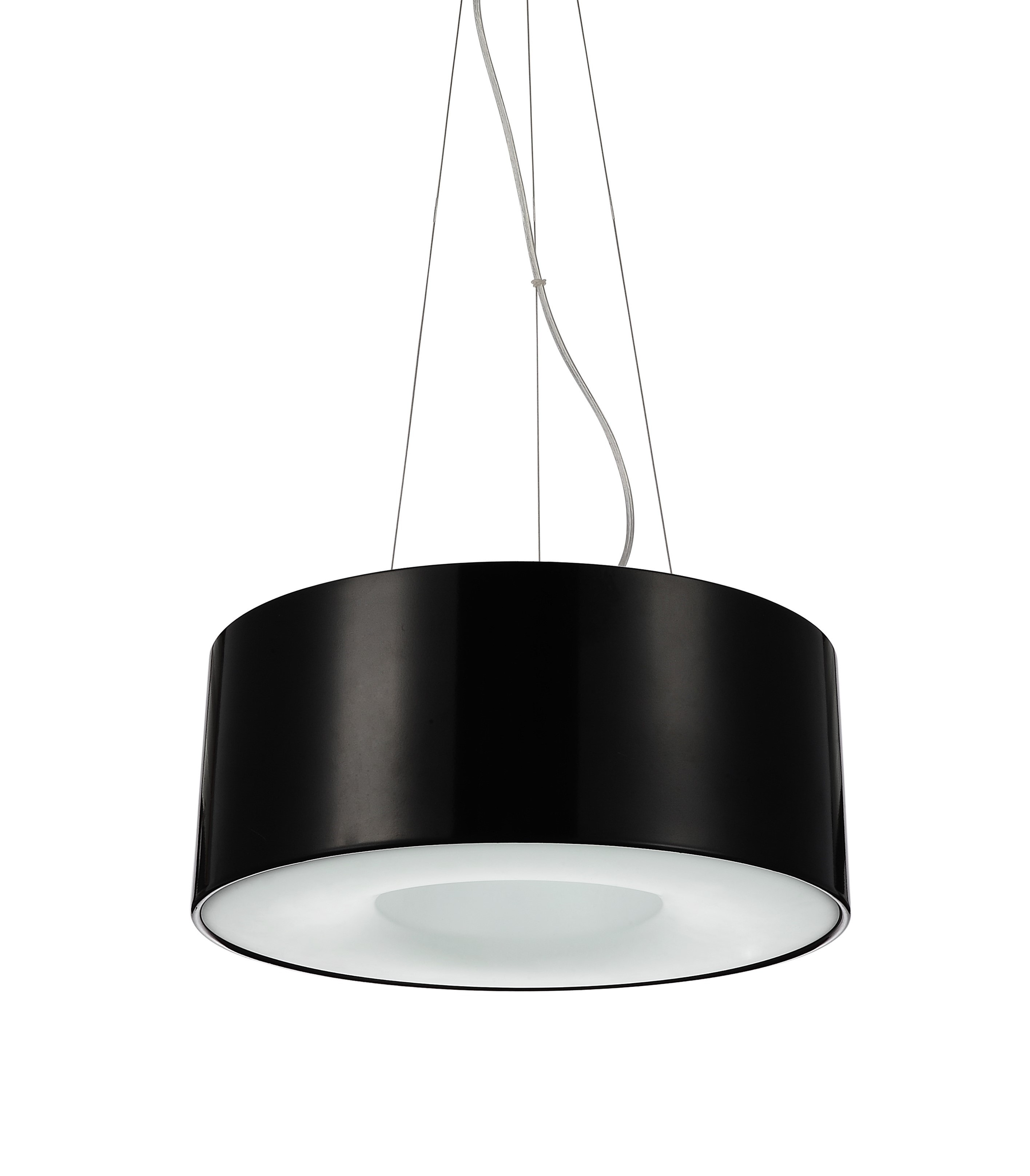 LAMPA WISZĄCA CZARNA GLOBUS