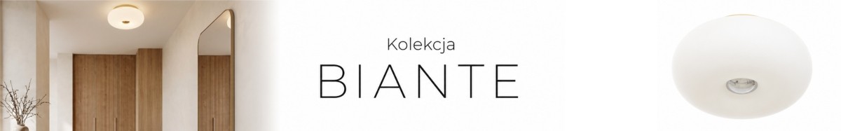 Kolekcja BIANTE - minimalistyczne plafony do nowoczesnych wnętrz